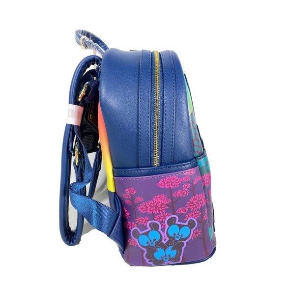 NWT Loungefly Disney Brave Princess Castle Series Mini Backpack Glow In The Dark main image 11